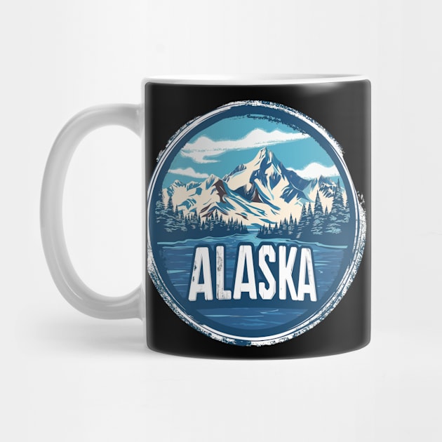 Alaska State USA Design by Mary_Momerwids